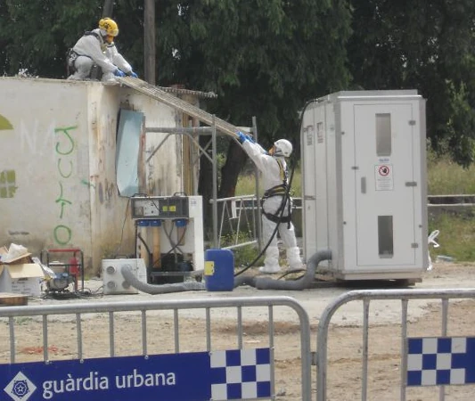 Empresa certificada retirada de amianto en Cataluña