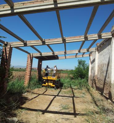 Retirada total placas fibrocemento